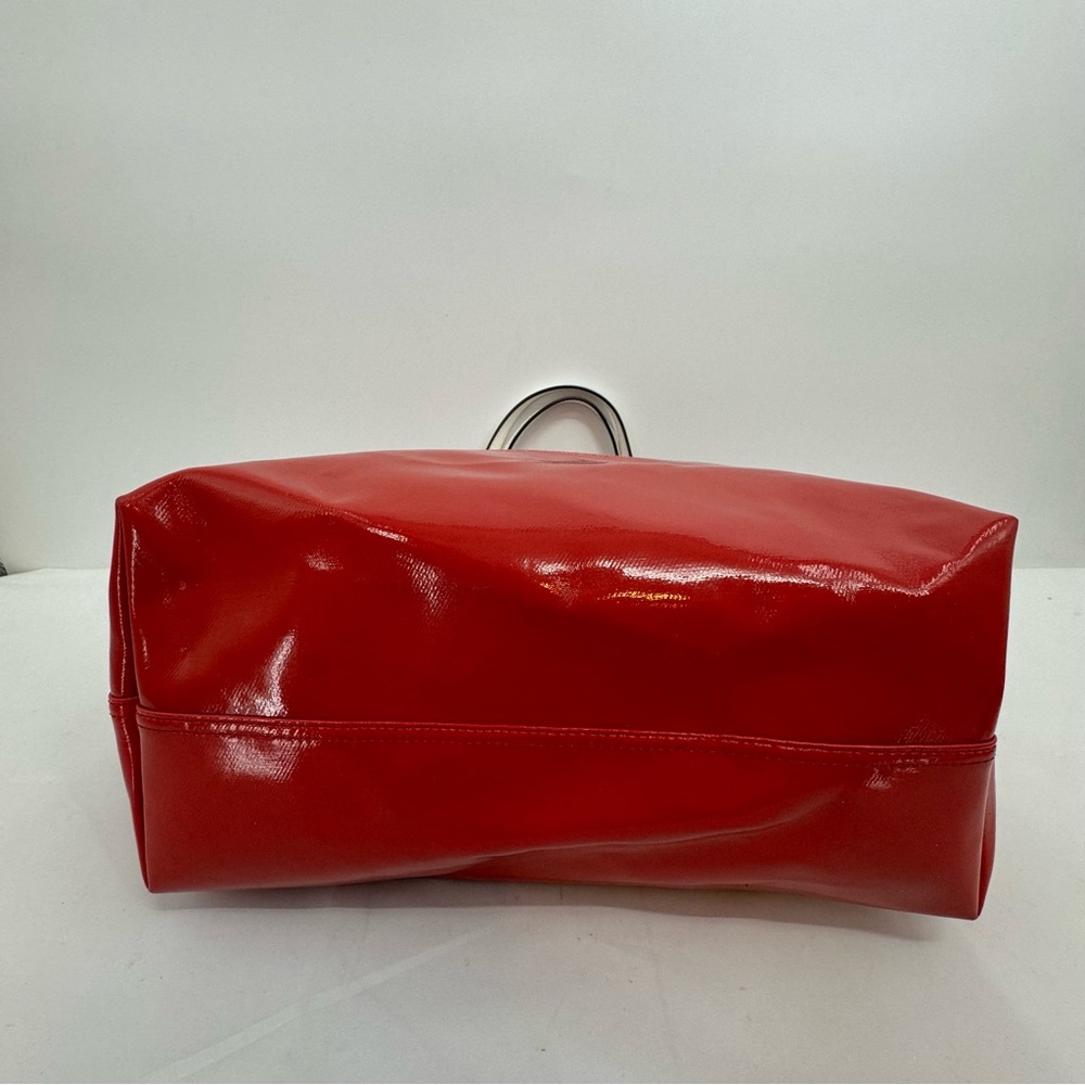 Kate Spade Ash Street Logo Tote Asphalt Red Triple Compartment - Picture 4 of 16